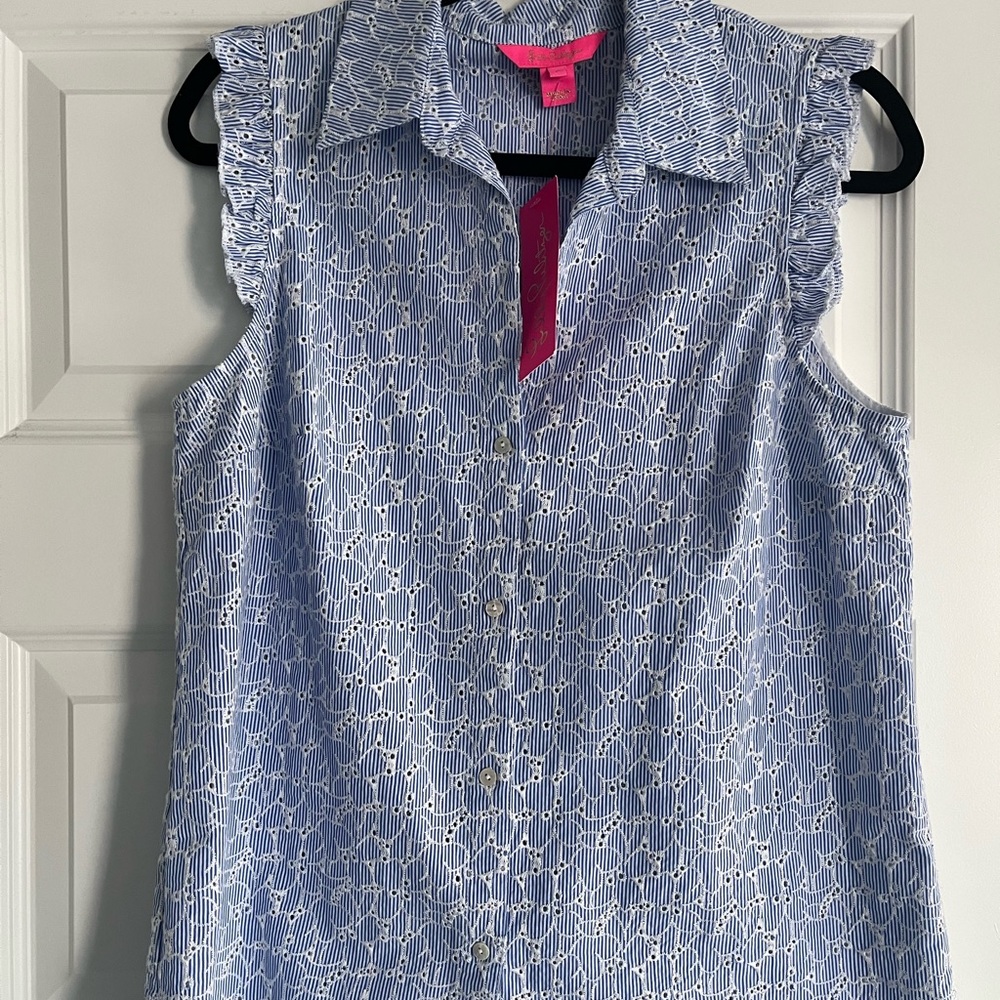 Lilly Pulitzer Lenox Top size 8 NWT